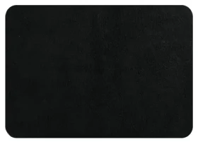 Spirella CAMPUS černá / Koupelnová předložka / protiskluzová / 50 x 70 cm / bavlna