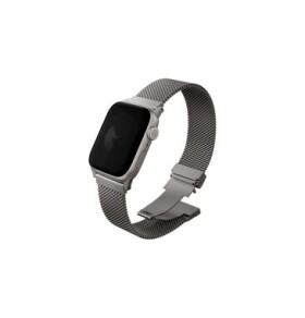 UNIQ DANTE PRO řemínek pro Apple Watch 49 46 45 44 mm - TITANIUM SLIVER (stříbrná) (8886463692240)