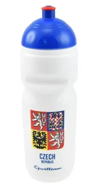 SPORTTEAM Láhev SPORTTEAM ČR bílá / 600 ml