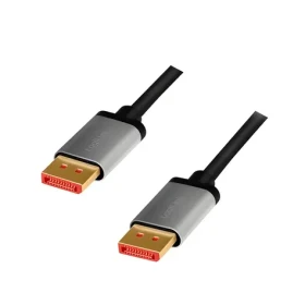 LogiLink DisplayPort 1.4 černo-šedá / Kabel DisplayPort / 1 m / 8K/60 Hz (CDA0104)