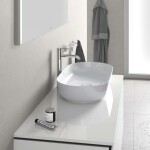 DURAVIT - Luv Umyvadlo na desku, 80x40 cm, WonderGliss, bílá 03798000001