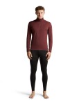ICEBREAKER Mens 200 Oasis LS Half Zip, Port (vzorek) velikost: M