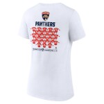 Fanatics Dámské tričko Florida Panthers 2024 Stanley Cup Champions Jersey Roster V-Neck Velikost: