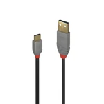 Lindy Anthra Line USB-A - USB-C 1 m černá / Kabel / USB 2.0 / M/M (36886)
