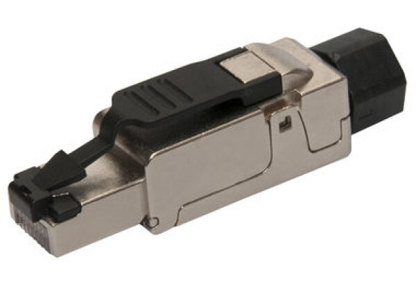 Solarix Konektor RJ45 CAT6 STP univerzální samořez.prům., SXRJ45-6-STP-BK-SA