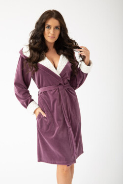 Dámský župan FR-152 - DOROTA švestka XL