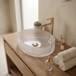 REA - Umyvadlo na desku Mirella Transparent REA-U3525