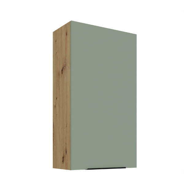 Horní skříňka Aria 60 G-108 1F Barva korpusu: Dub artisan, Barva dvířek: SA - Aquamarine AFM