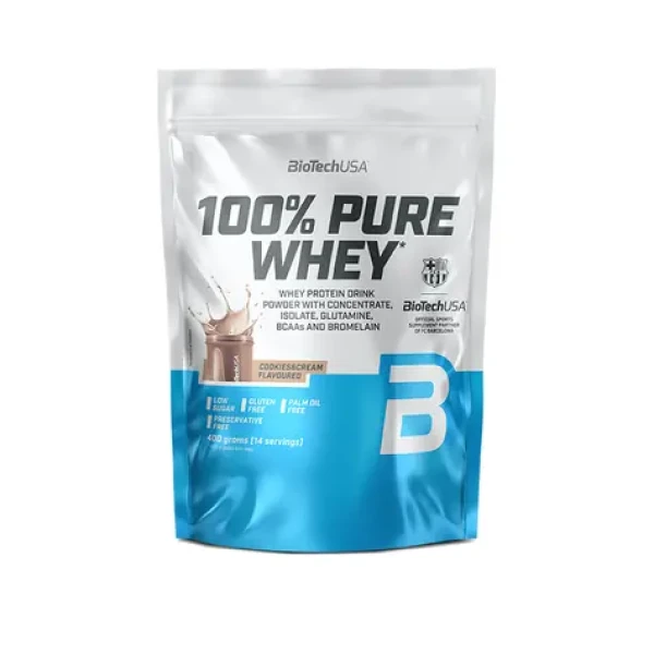 BioTech 100% Pure Whey cookies cream 400 g (19155)