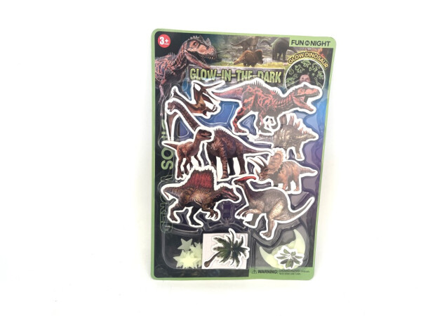 Dinosauři + hvězdičky svítící ve tmě