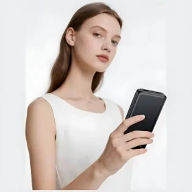USAMS PB83 černá / Powerbanka / 10000 mAh / 2x USB-A / USB-C / PD (10KCD25301)