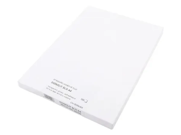 REGULUS Signolit SLG A4 - Čirá samolepící folie pro barevné kopírky / Color Laser (Signoli-SLG-A4)