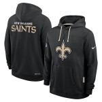 Nike Pánská mikina New Orleans Saints NFL 2025 Sideline Standard Issue Hoodie Velikost: M