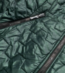 Dámská prošívaná bunda lahvově zelené barvě model 16151116 zelená S'WEST