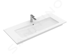 VILLEROY & BOCH - Venticello Umyvadlo nábytkové 800x500 mm, s přepadem, otvor pro baterii, alpská bílá 41048L01