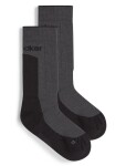 Dámské merino turistické ponožky ICEBREAKER Wmns Hike+ Medium Crew, Obsidian/Black velikost: 38-40 (M)