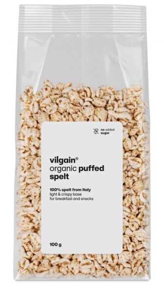 Vilgain Pufovaná špalda BIO – 100 g