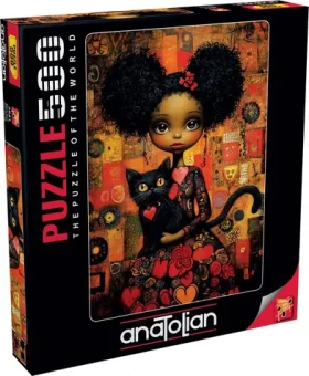 ANATOLIAN Puzzle Černá kočka