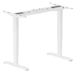 Equip Podnož stolu Dual Motor bílá / Stolní podnož / elektrická / 2 motory / nosnost 125 kg / výška 62-126 cm (650814)