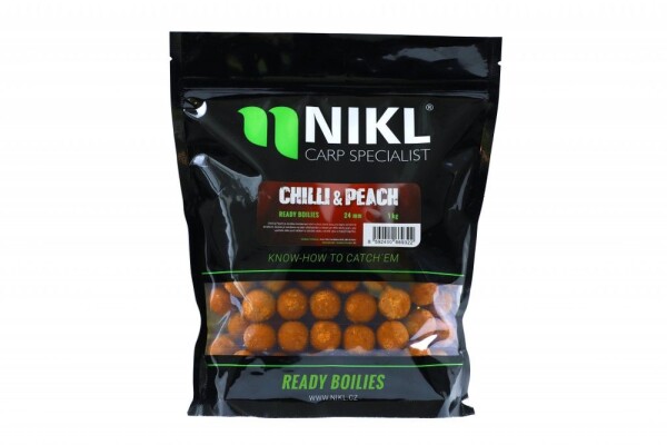 Nikl Boilie Chilli & Peach - 20mm 1kg,Nikl Boilie Chilli & Peach - 20mm 1kg