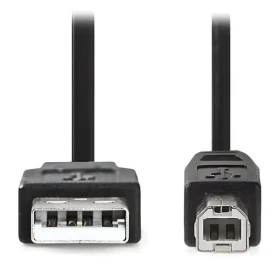 NEDIS USB 2.0 kabel A-B černá / Kabel USB / K tiskárně / 3 m (CCGB60100BK30)