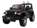 Mamido Elektrické autíčko Jeep Wrangler Rubicon 4x4 černé