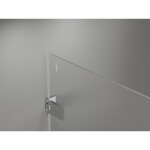 MEXEN/S - Lunar-F sprchový kout skládací dveře levá 100 x 70, transparent, chrom 836-100-070-01-00-L
