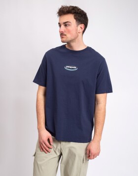 Tričko Patagonia M's '95 Oval Logo T-Shirt New Navy: Kaleido