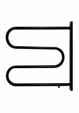 OLSEN SPA - Elektrický sušák otočný - Barva - Černá , Materiál - Komaxit, Rozměr radiátoru - ES 2 - 35 x 565 x 475 mm, Výkon - 40 W OLBES2OCER