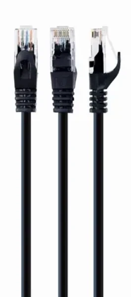 Gembird PP6U-0.5M/BK UTP Cat6 Patch, 0.5m, černý
