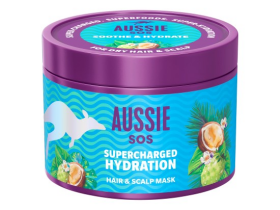 Aussie SOS Supercharged Hydration maska na suché vlasy a pokožku hlavy 500 ml