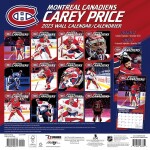 JF Turner Kalendář Montreal Canadiens Carey Price #31 2023 Wall Calendar