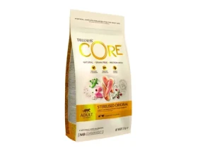 Wellness Core Cat Original Adult Sterilised krůta a kuře 1.75kg / Granule pro kočky / pro dospělé kastrované kočky (076344107262)