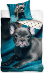 Bavlněné povlečení Francouzský Buldoček