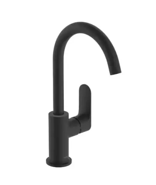 Hansgrohe - Umyvadlová baterie s výpustí a otočným výtokem, matná černá (72536670)
