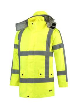 RWS Parka pracovní bunda unisex fluorescenční žlutá 4XL