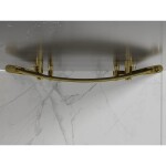 MEXEN - Helios otopný žebřík/radiátor 800 x 600 mm, 355 W, zlatá W103-0800-600-00-50