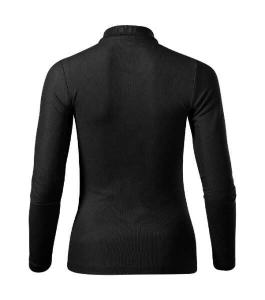 Pique Polo LS polokošile dámská černá XL