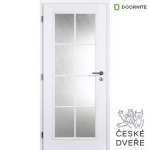 Interiérové dveře Elida Sklo Bílé 70L