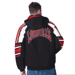 Starter Pánská bunda Louisville Cardinals NCAA Frontier Hooded Jacket Velikost: S