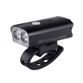 Světlo přední FORCE DIVER 900 LM, USB, černé