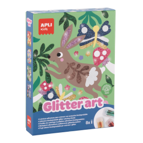 APLI edukační hra s glittery - Glitter Art, 5+