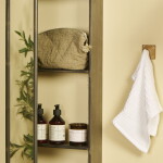 Ib Laursen Kosmetická taštička Eucalyptus Green, zelená barva, textil