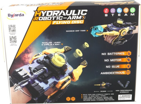 Hydraulické robotické rameno žluté – 106 ks