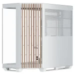 APNX V1 Midi-Tower ATX case bílá-dřevo / ATX / 3x 360 mm ARGB / 1x 120mm ARGB / bez zdroje / průhledná bočnice (APCM-VI01103.21)