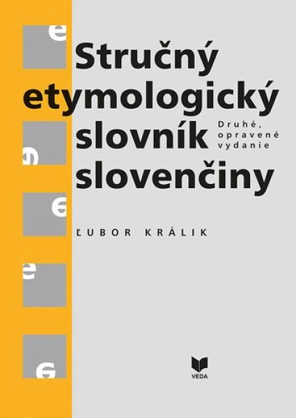 Stručný etymologický slovník slovenčiny