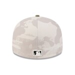 New Era Pánská kšiltovka Los Angeles Angels MLB 2025 Authentic Armed Forces Pre-Curved 59FIFTY Fitted Velikost: 7 1/4