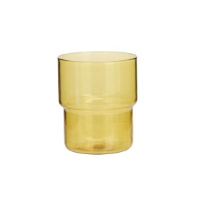 MADAM STOLTZ Sklenice Coloured Mix 250 ml Žlutá, multi barva, sklo