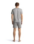 Pánské merino triko krátký rukáv ICEBREAKER Mens Merino 150 Lodge SS Tee, Metro Heather velikost: M