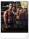 Nástěnný kalendář 2026 NOTIQUE - Dreamy Firefighters, 30 x 34 cm